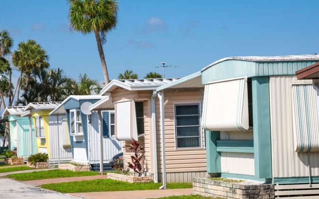 vecindario de casas trailer en miami