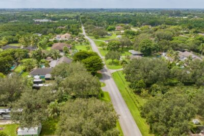 vista aerea de la ciudad de homestead en florida