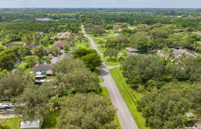 vista aerea de la ciudad de homestead en florida