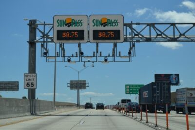 peajes sunpass en autopista de miami florida